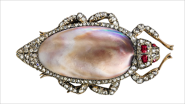 圣甲虫胸针/吊坠。