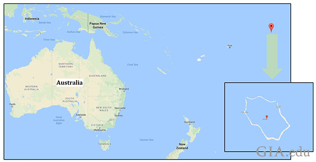 ペンリン島の地図