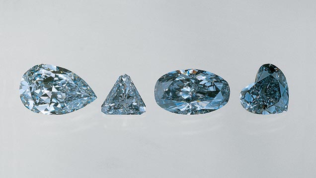 Various Fancy Color Diamond Shapes