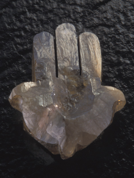 Rough diamond Hamsa Hand symbol 