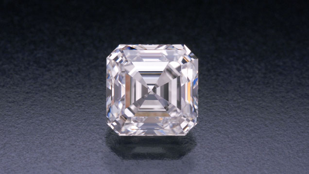 Asscher（アッシャー）カットのダイヤモンド