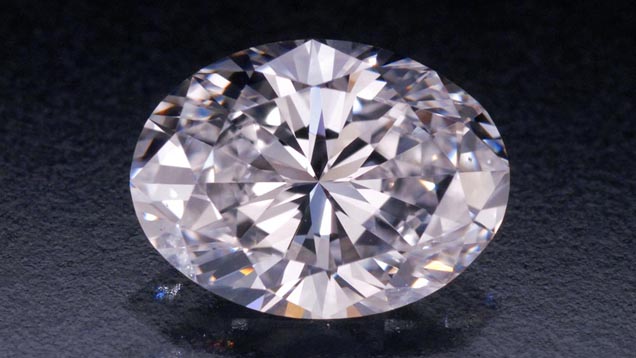 Oval-shaped Diamond