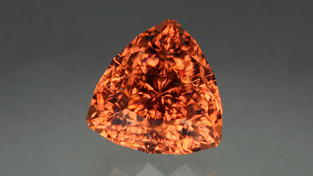 12.84-carat Triangular-cut Zircon