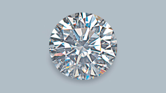 Diamant mit gutem Schliff