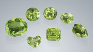 Peridot from Sardinia, Italy