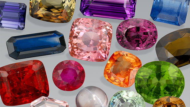 Various Gems GIA Gem Project, Dr. E. J. Gubelin Collection