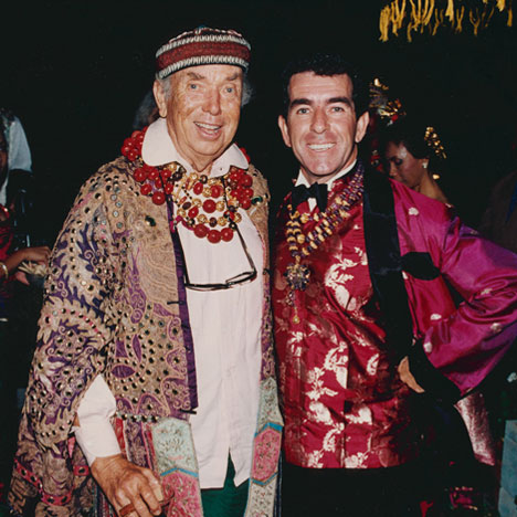 Duquette and Wilkinson at Tropical Nights Party 