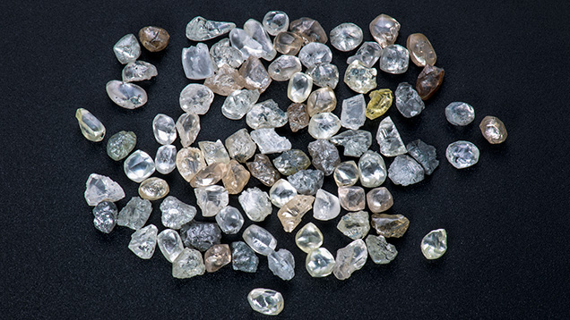 Small rough diamonds