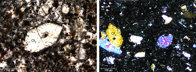 Alkaline basalt from the Bien Ho peridot deposit