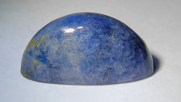 Sapphire cabochon from Sutara, Russia