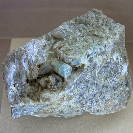 Aquamarine from San Luis Potosí State in northern Mexico