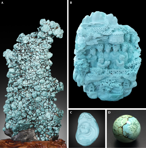 High-quality turquoise products from Hubei Province