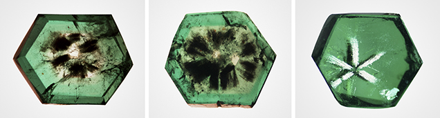 Structure of trapiche-type emeralds from Swat