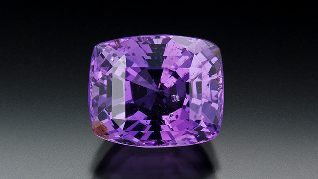 13.52 ct violetish purple spinel