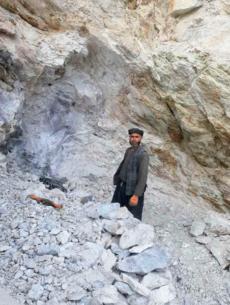 Spinel Deposit in Badakhshan, Afghanistan