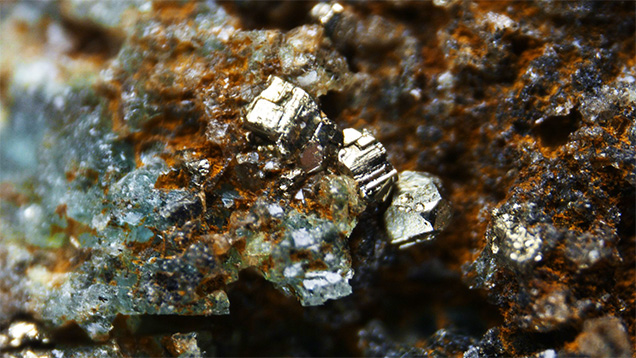 Pyrite is commonly associated with Colombian emerald.