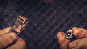 Diamond under a loupe