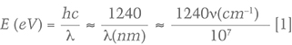 Photoluminescence Spectroscopy Equation 1