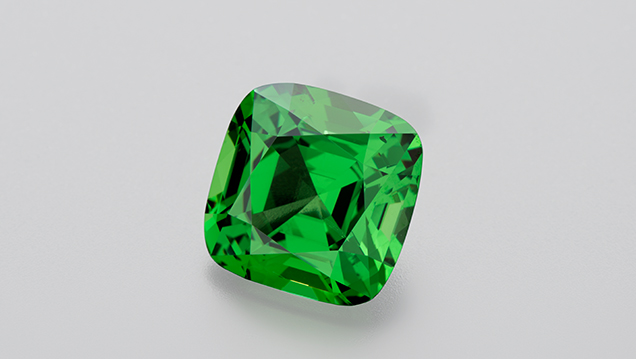 Green tsavorite