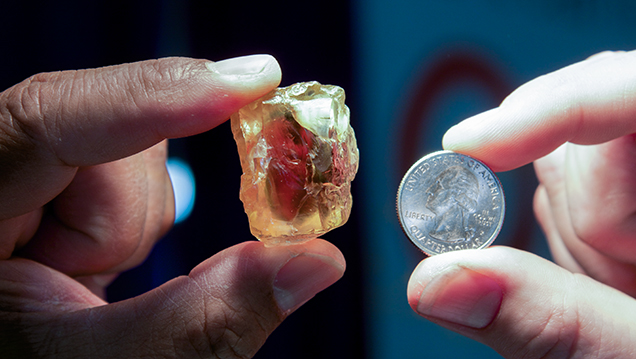 Large Oregon sunstone rough