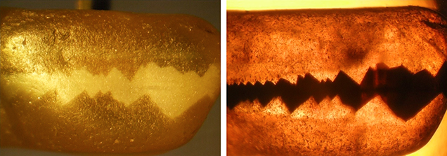 Growth zoning of chrysoberyl 