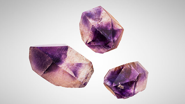 Amethyst crystals from Morocco