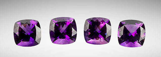 Amethyst with red flashes of color.