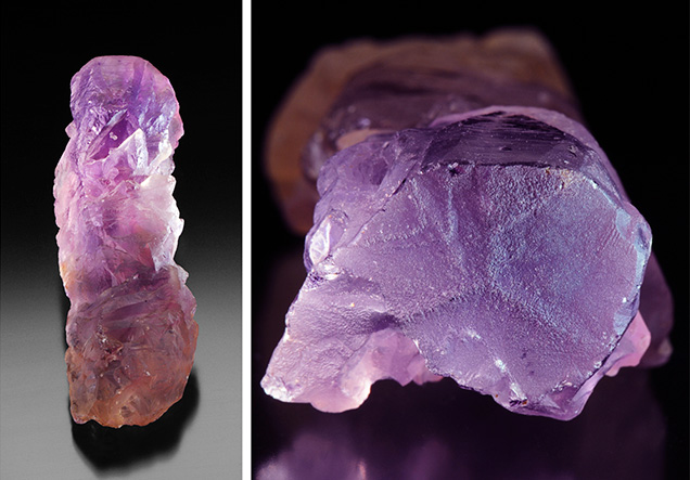 Bolivian ametrine crystal.