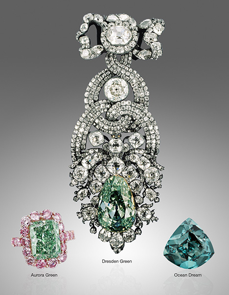 Famous green diamonds.