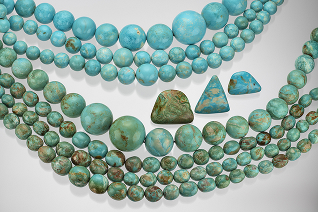 Recent production of turquoise from Polk County, Arkansas