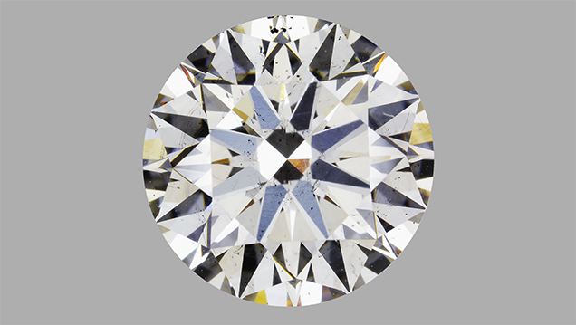 Recently submitted 3.52 ct. CVD-grown diamond.