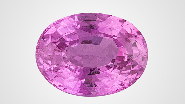 4.07 ct fancy-color sapphire.