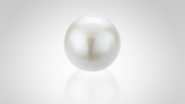 Natural freshwater pearl found in Tennessee River.