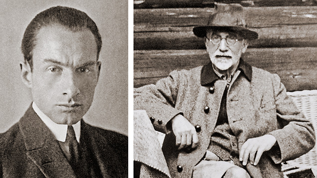Christian Schad (left) and his father, Dr. Carl Schad