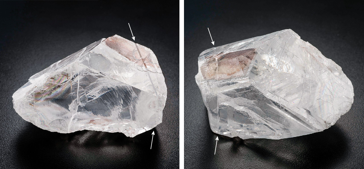 quartz large rough diamond