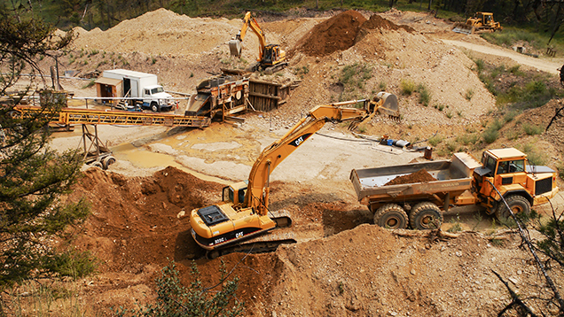 Gem Mountain mining site