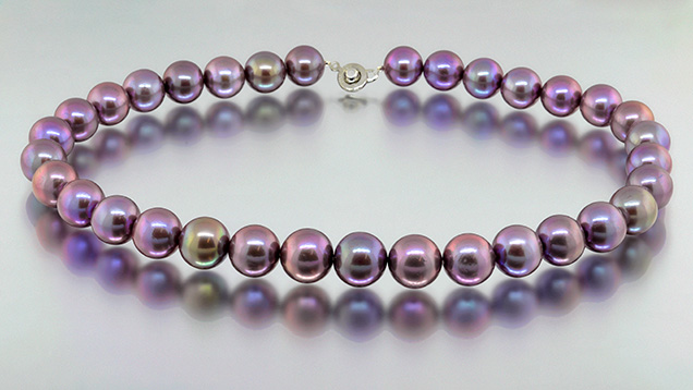 Bead-cultured pearl necklace from China