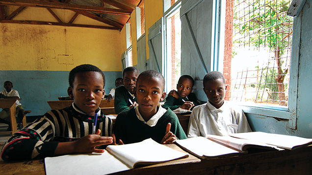 Schoolchildren in Arusha, Tanzania.