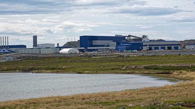 Building complex at Diavik