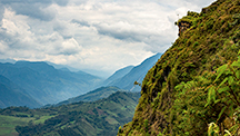 El Pulpito, the landmark overlooking the Chivor mine