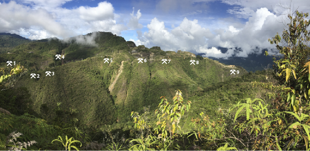 A view of the Buenavista Mine at Chivor