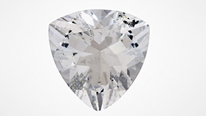 Transparent 7.17 ct colorless sodalite.