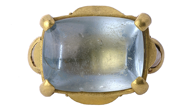 Aquamarine ring from Byzantium