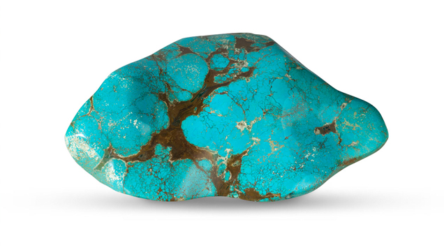 一大块土耳其石。