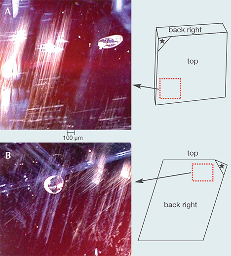 Inclusions in the Grand Sapphire