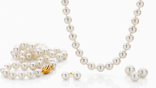 Naturally white cultured pearls from Broken Bay Pearls