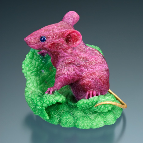 Gerd Dreher ruby-in-zoisite mouse