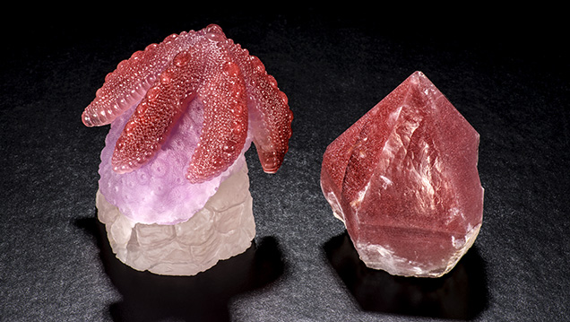 Patrick Dreher strawberry quartz starfish