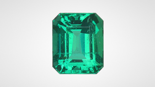 Step-cut emerald in case study 1