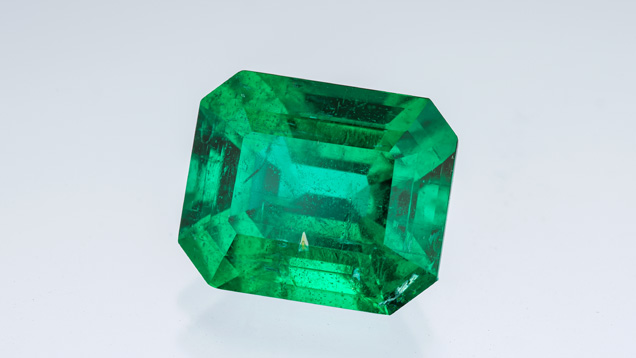 A 4.12 ct Ethiopian emerald